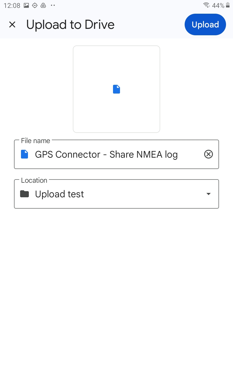 Proposed share file name for Google Drive